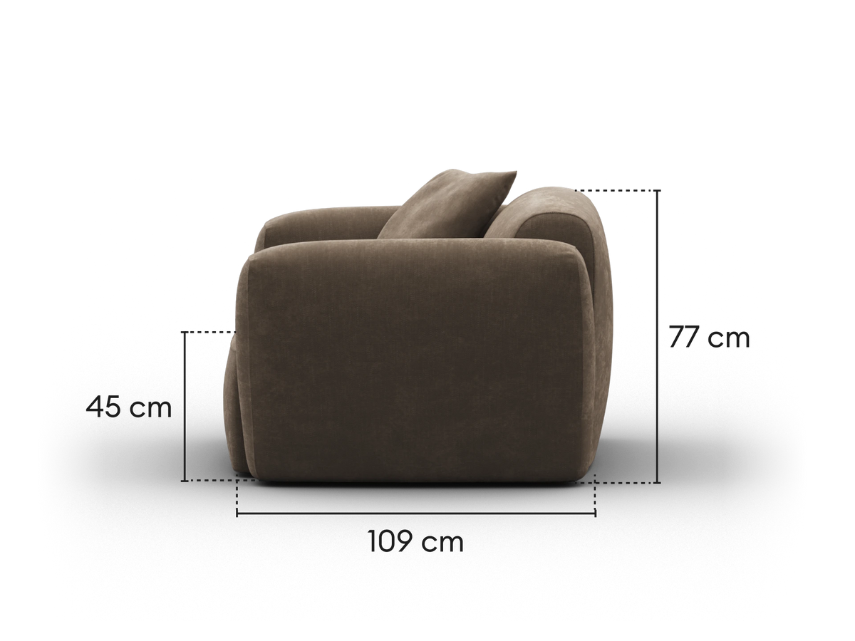 Torquay Modular Armchair - Midnight Mocha / Regular