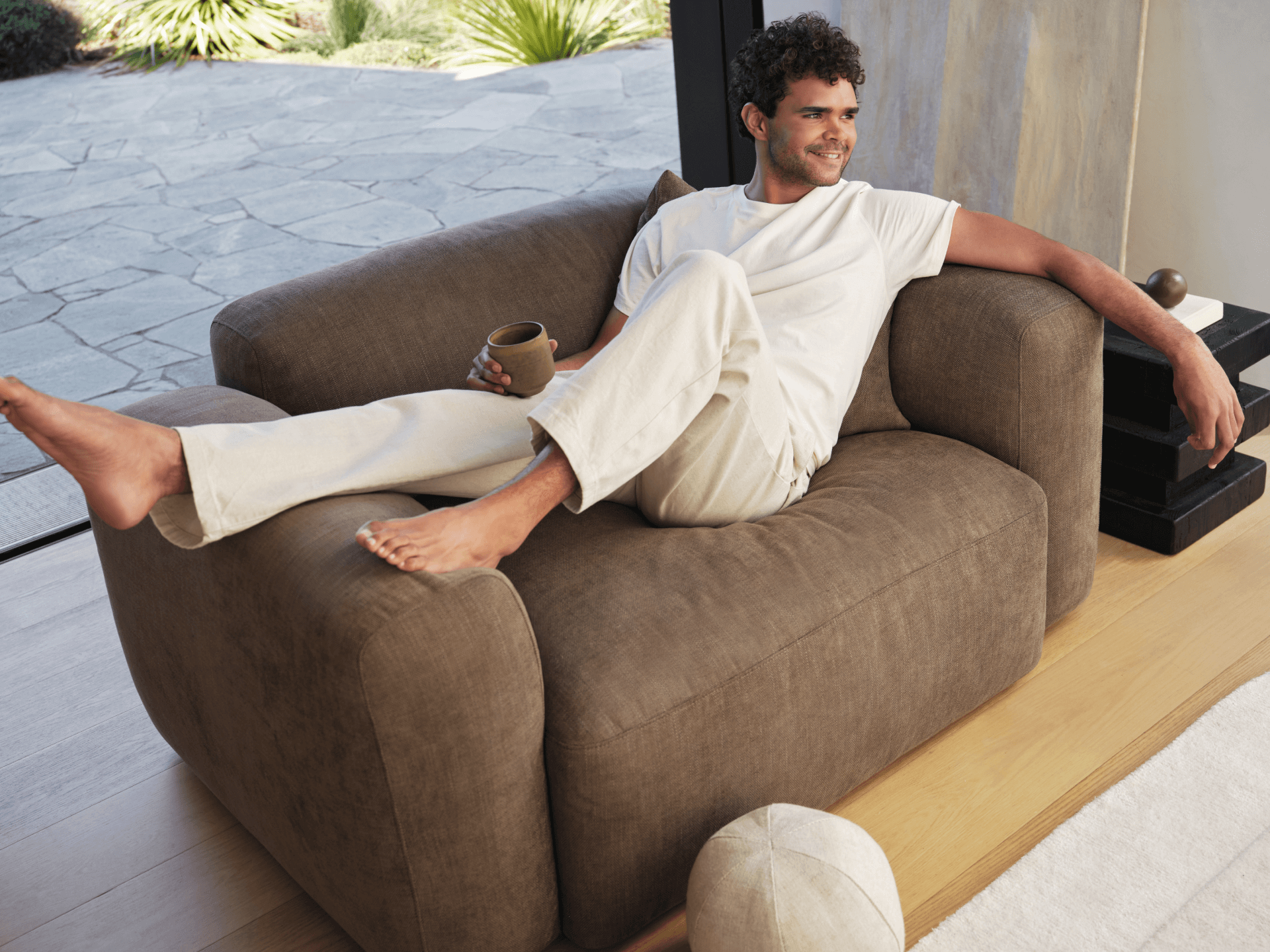 Torquay Modular Armchair Covers - Regular / Midnight Mocha