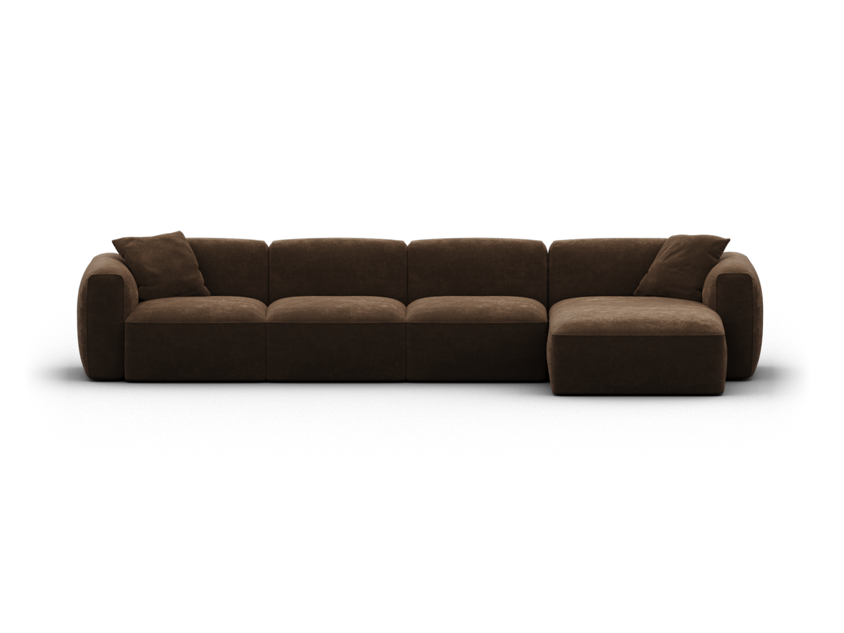Torquay Modular Sofa Cover Packs - Midnight Mocha / 4 Sections / Regular