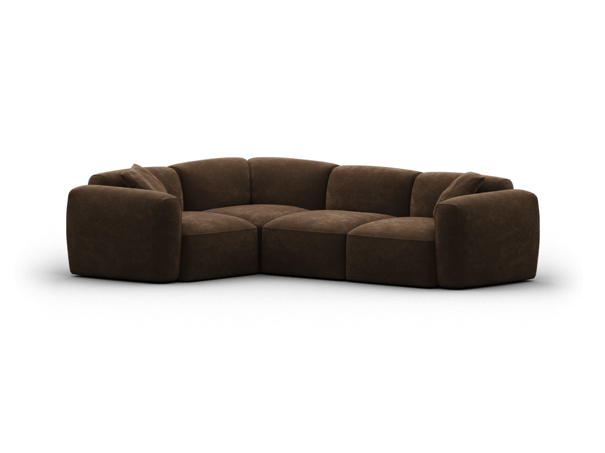 Torquay Modular Sofa Cover Packs - Midnight Mocha / 4 Sections / Regular