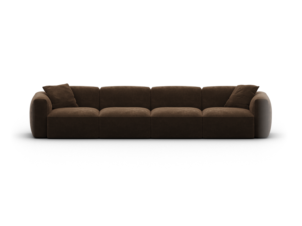 Torquay Modular Sofa Cover Packs - Midnight Mocha / 4 Sections / Regular