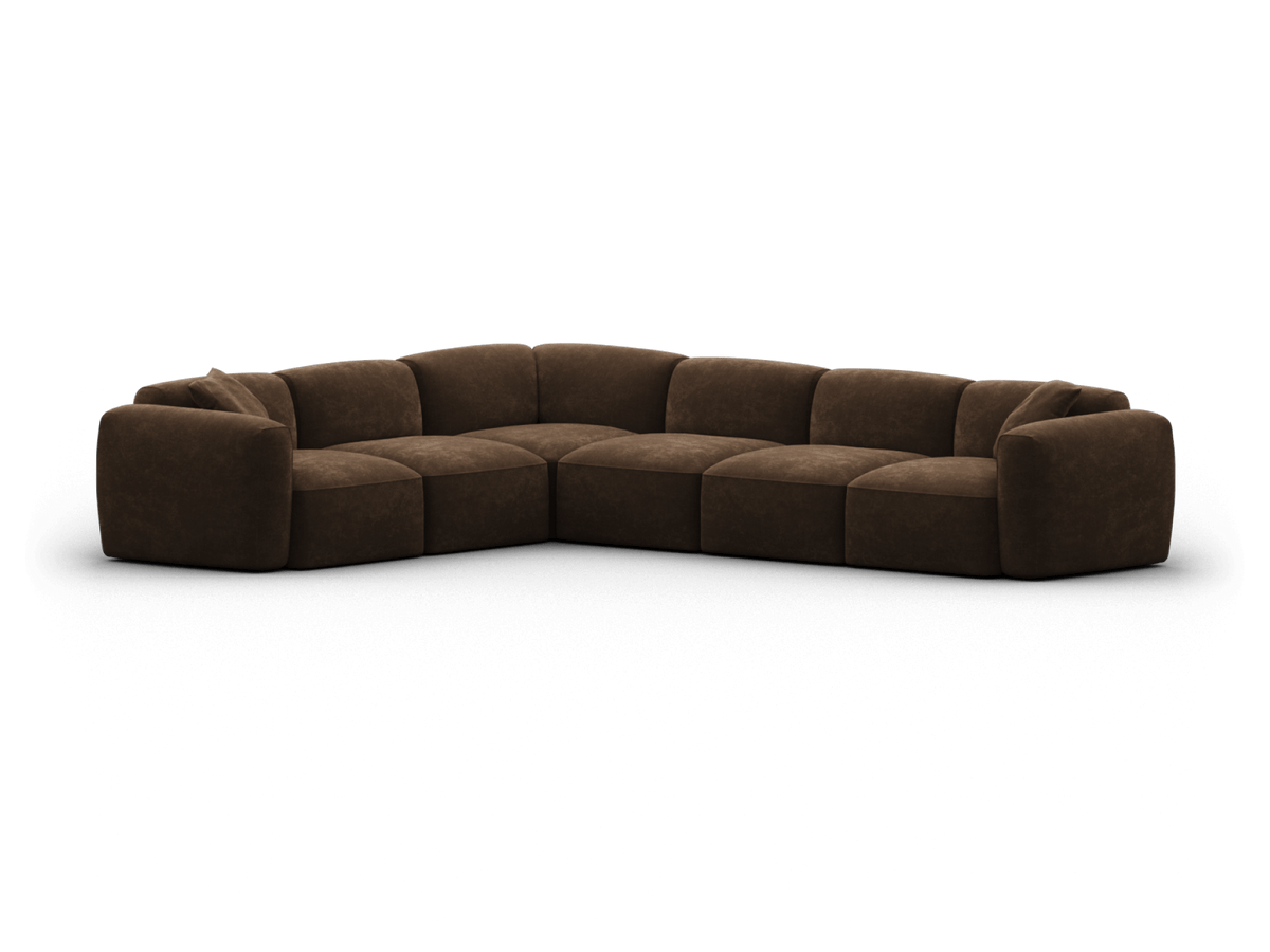 Torquay Modular Sofa Cover Packs - Midnight Mocha / 6 Sections / Regular