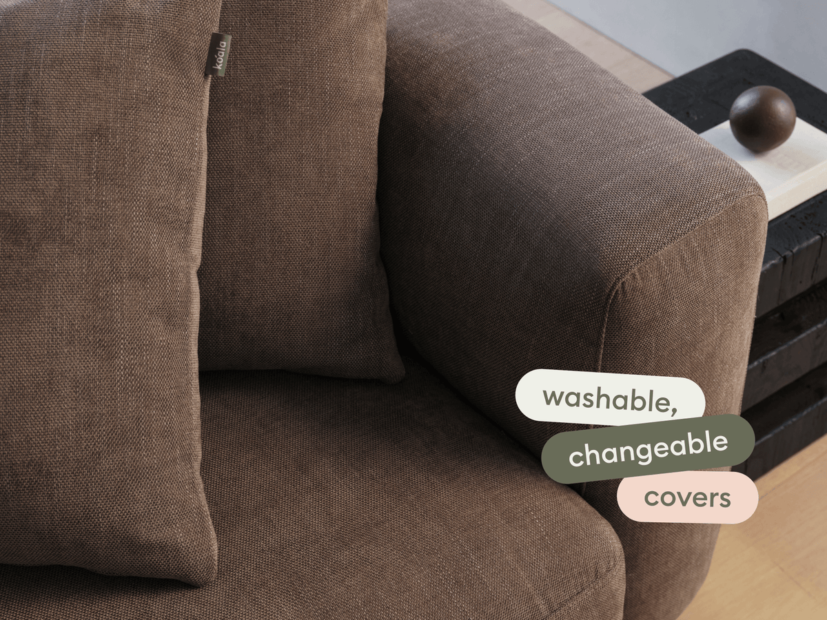 Torquay Modular Sofa Cover Packs - Midnight Mocha / 6 Sections / Regular
