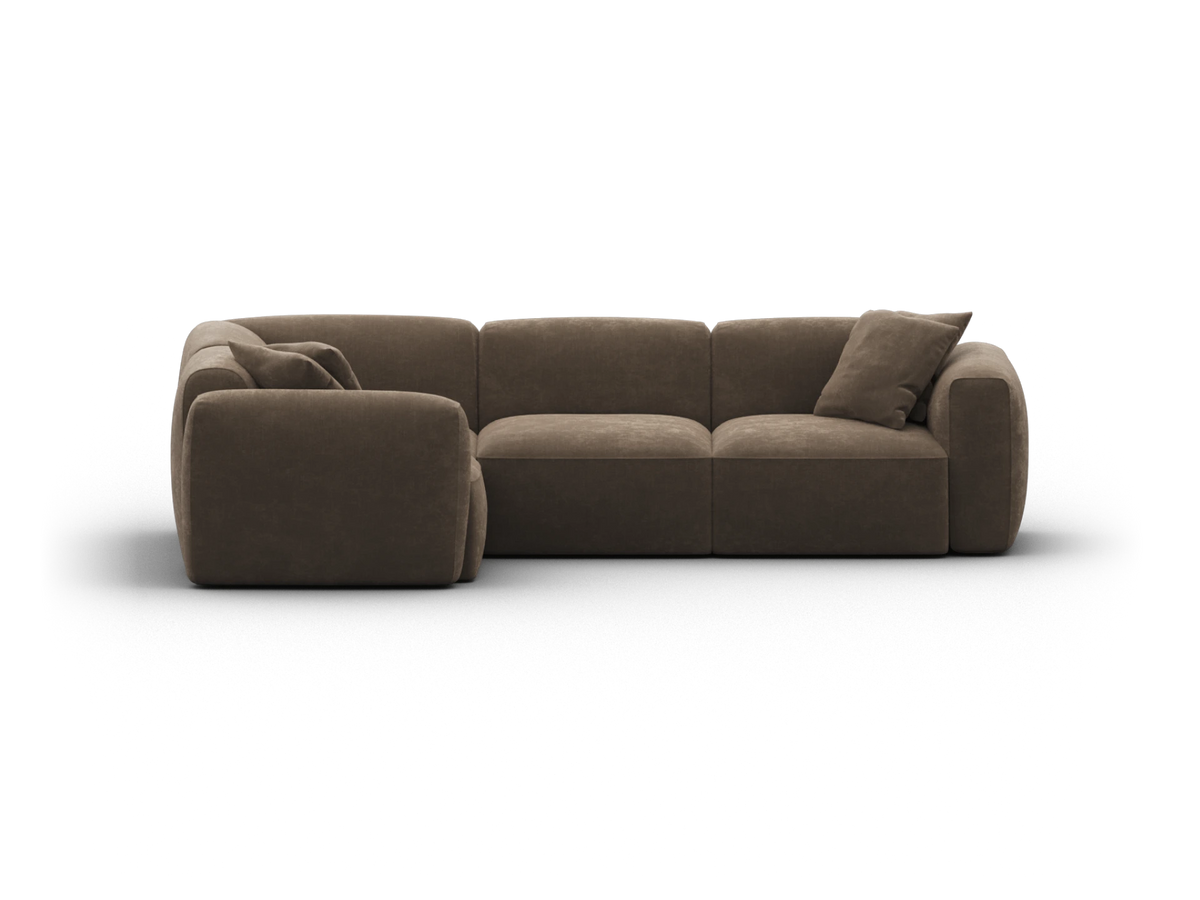 Torquay Modular Sofa - Midnight Mocha / 4 Sections / Regular