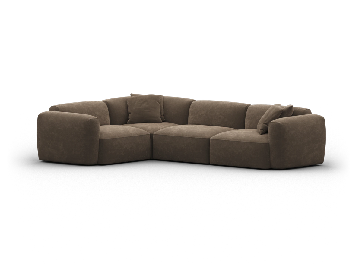 Torquay Modular Sofa - Midnight Mocha / 4 Sections / Extra Wide