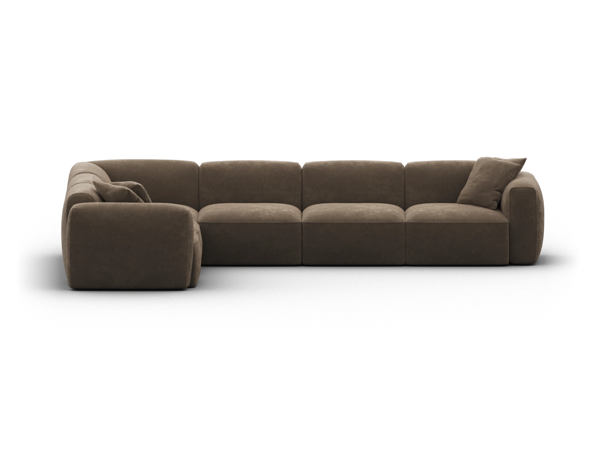Torquay Modular Sofa - Midnight Mocha / 6 Sections / Regular