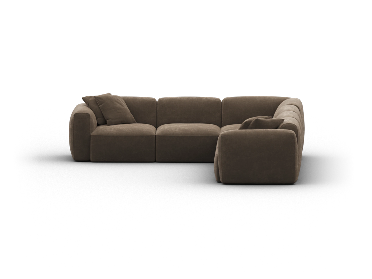 Torquay Modular Sofa - Midnight Mocha / 6 Sections / Regular