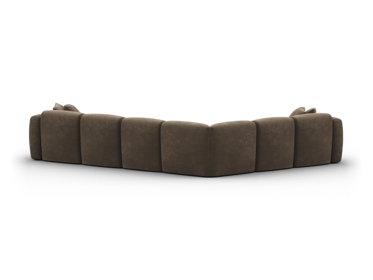 Torquay Modular Sofa - Midnight Mocha / 6 Sections / Regular