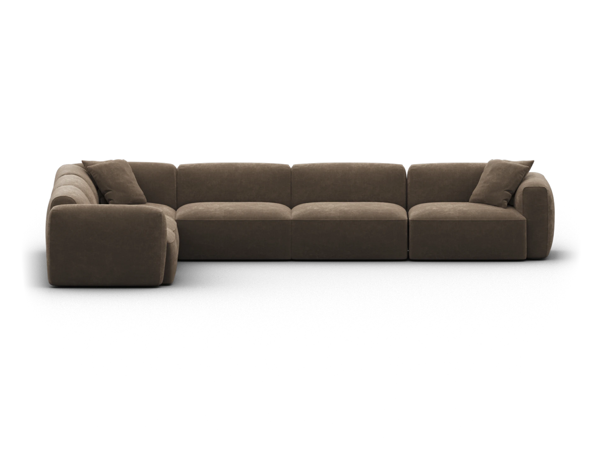 Torquay Modular Sofa - Midnight Mocha / 6 Sections / Extra Wide
