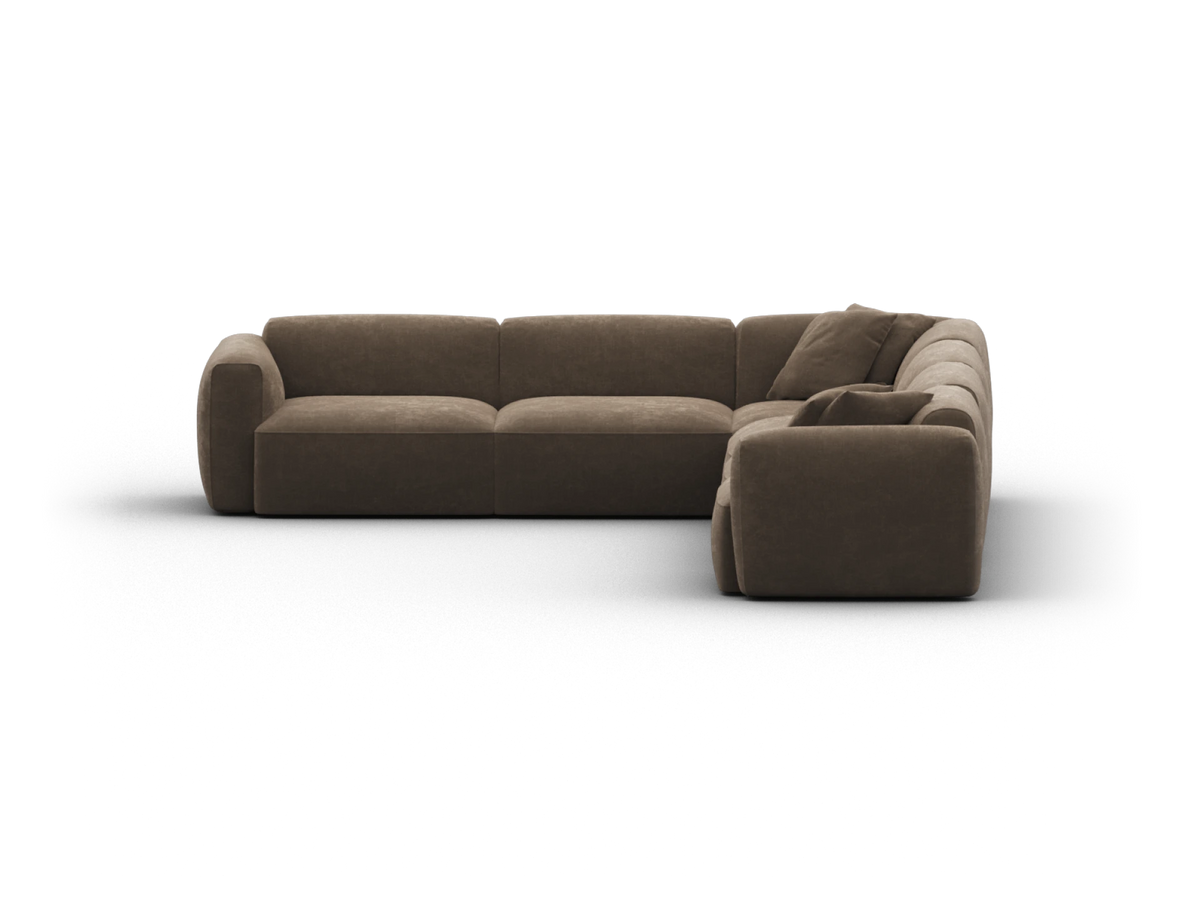 Torquay Modular Sofa - Midnight Mocha / 6 Sections / Extra Wide