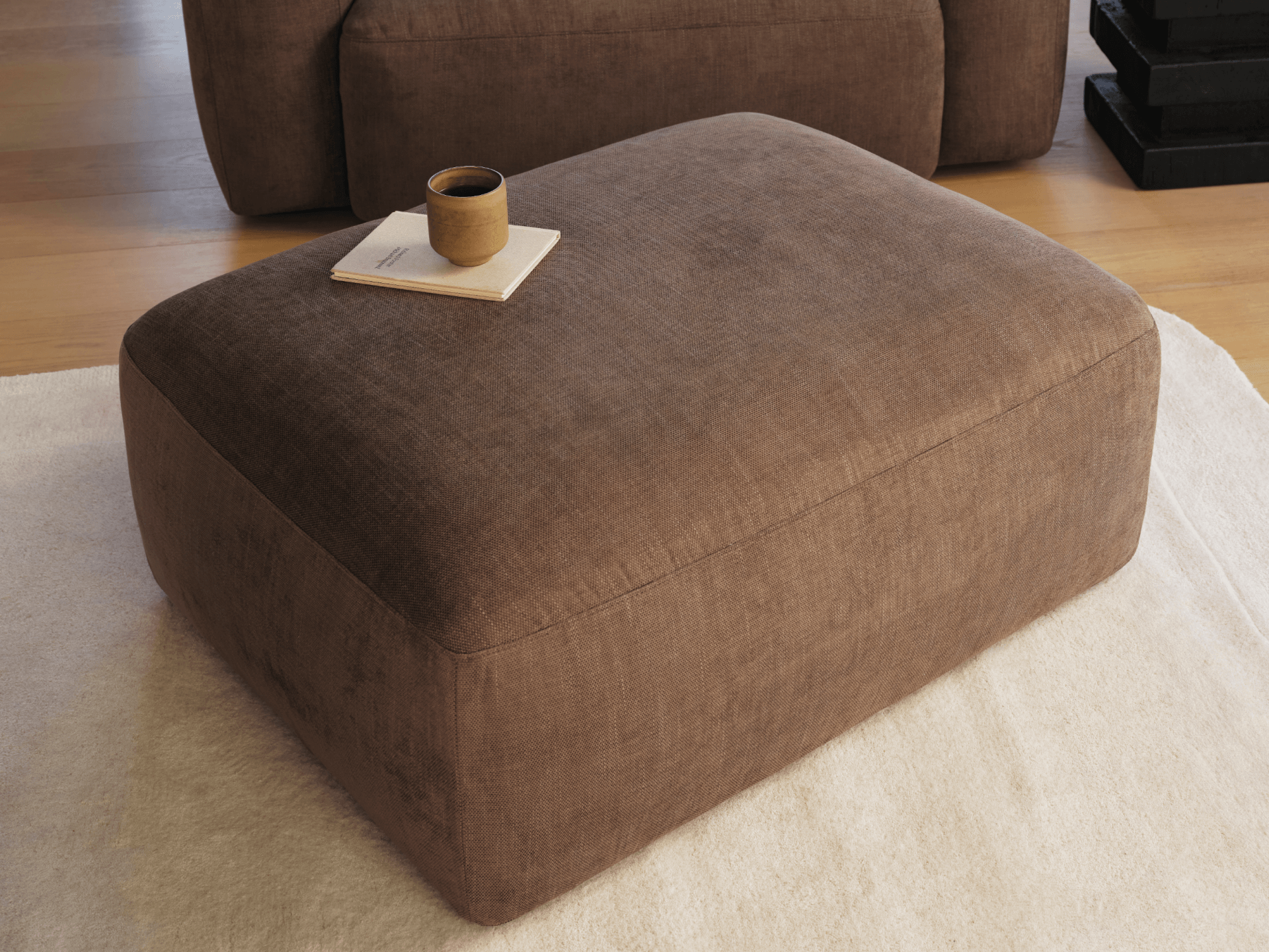 Torquay Modular Ottoman - Regular / Midnight Mocha