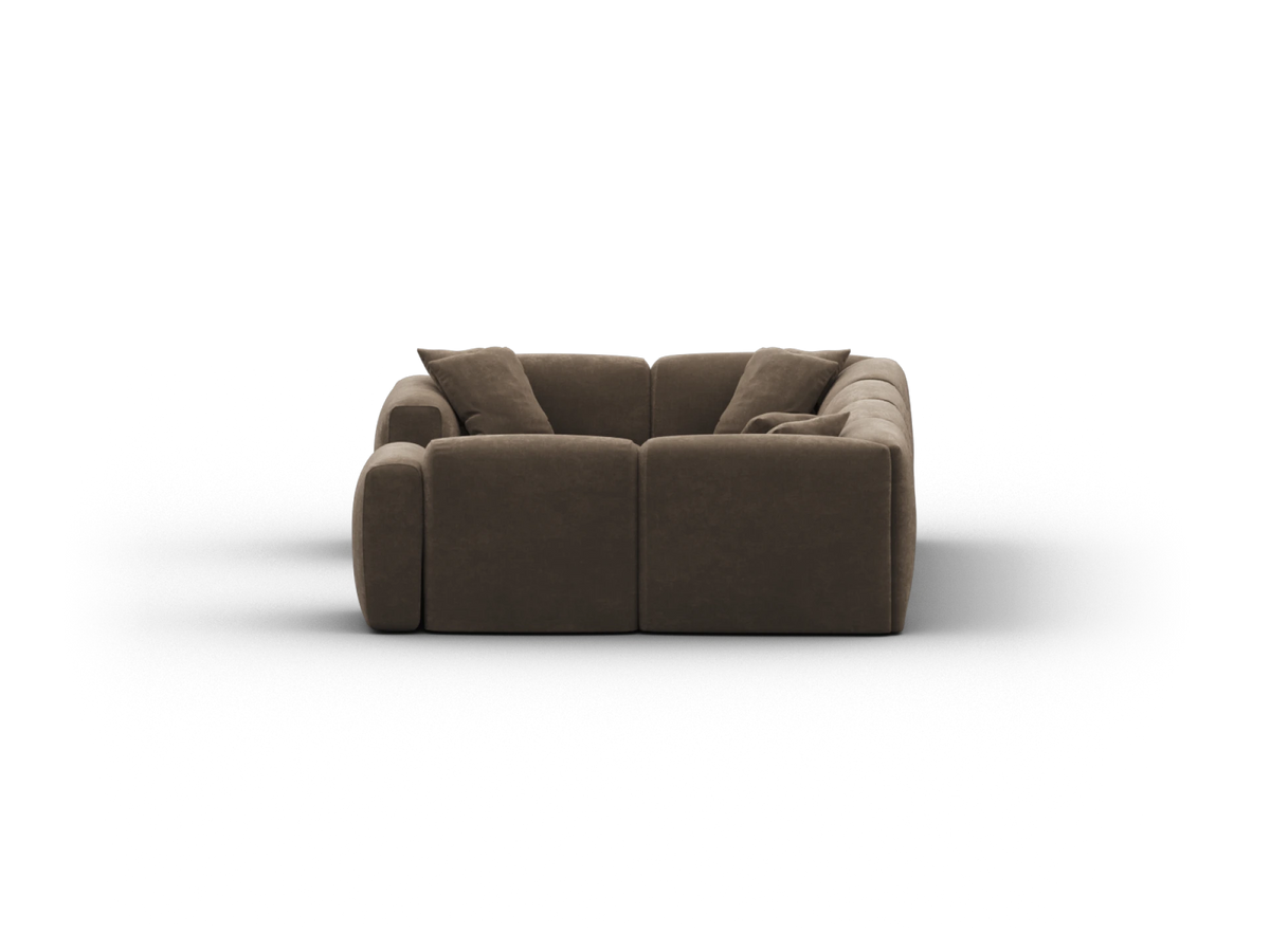 Torquay Modular Sofa - Midnight Mocha / 6 Sections / Regular