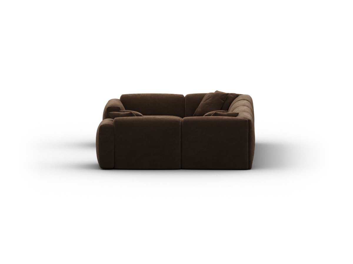 Torquay Modular Sofa - Midnight Mocha / 6 Sections / Extra Wide