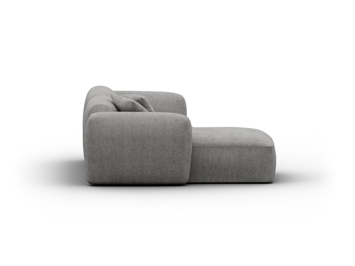 Torquay Modular Sofa - Moonlit Silver (Luxe edition) / 2 Sections / Extra Wide