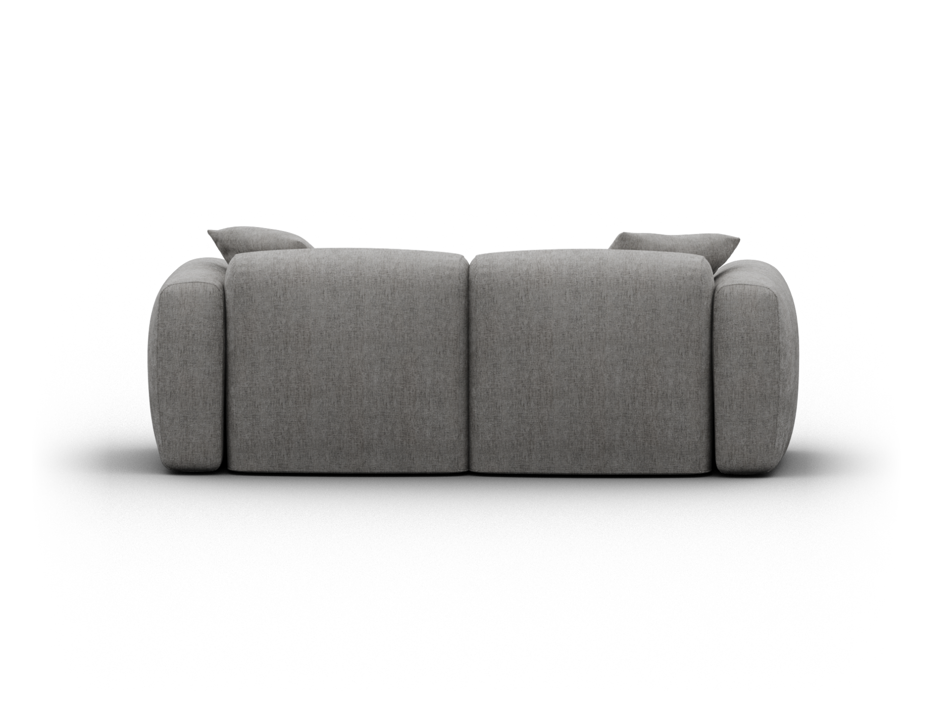Torquay Modular Sofa - Sofa / Regular / 2 Sections / Moonlit Silver (Luxe edition)