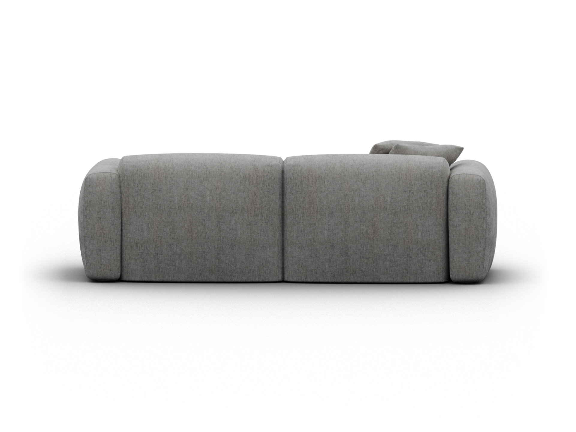 Torquay Modular Sofa - Sofa / Extra Wide / 2 Sections / Moonlit Silver (Luxe edition)