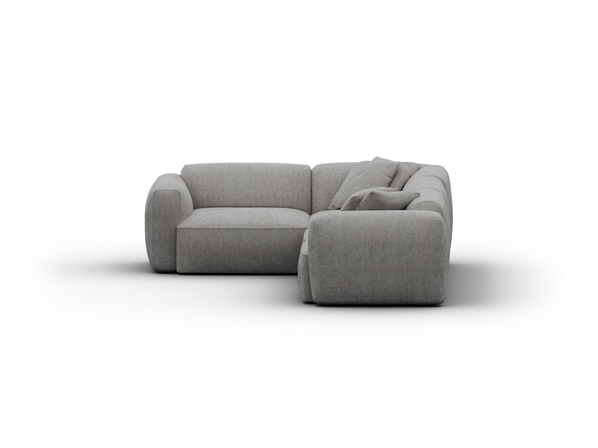 Torquay Modular Sofa - Moonlit Silver (Luxe edition) / 4 Sections / Extra Wide