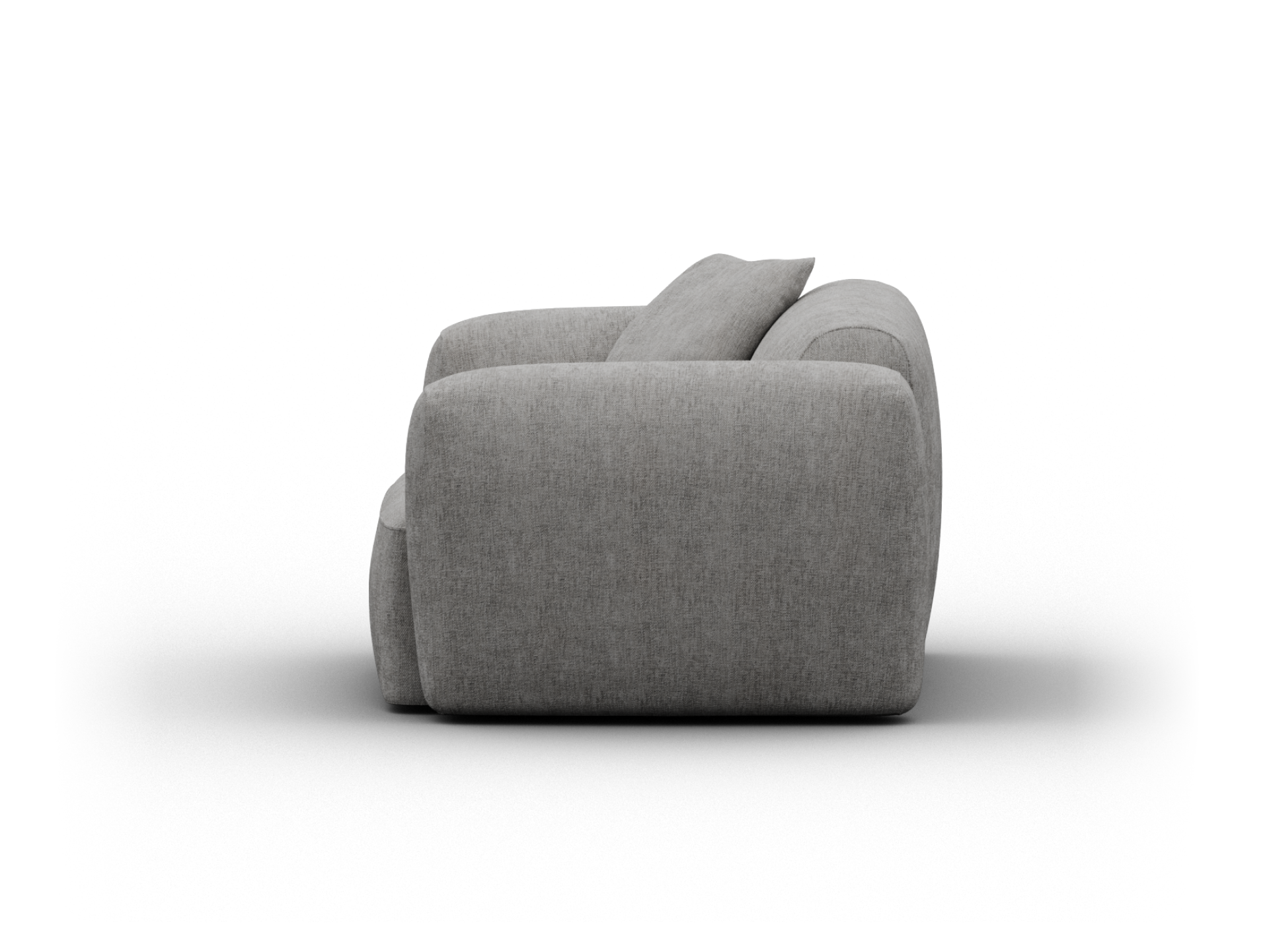 Torquay Modular Armchair - Moonlit Silver (Luxe edition) / Extra Wide