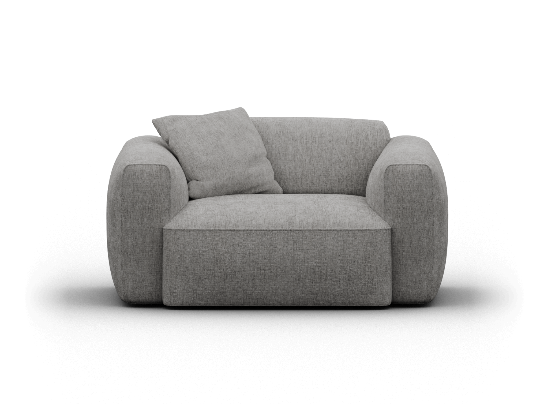 Torquay Modular Armchair Covers - Extra Wide / Moonlit Silver (Luxe edition)