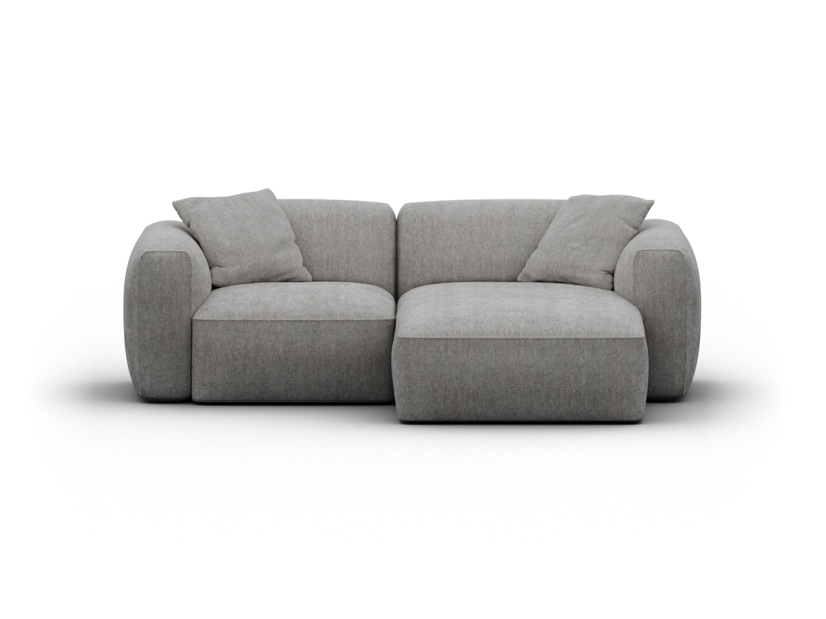 Torquay Modular Sofa Cover Packs - Moonlit Silver (Luxe edition) / 2 Sections / Regular