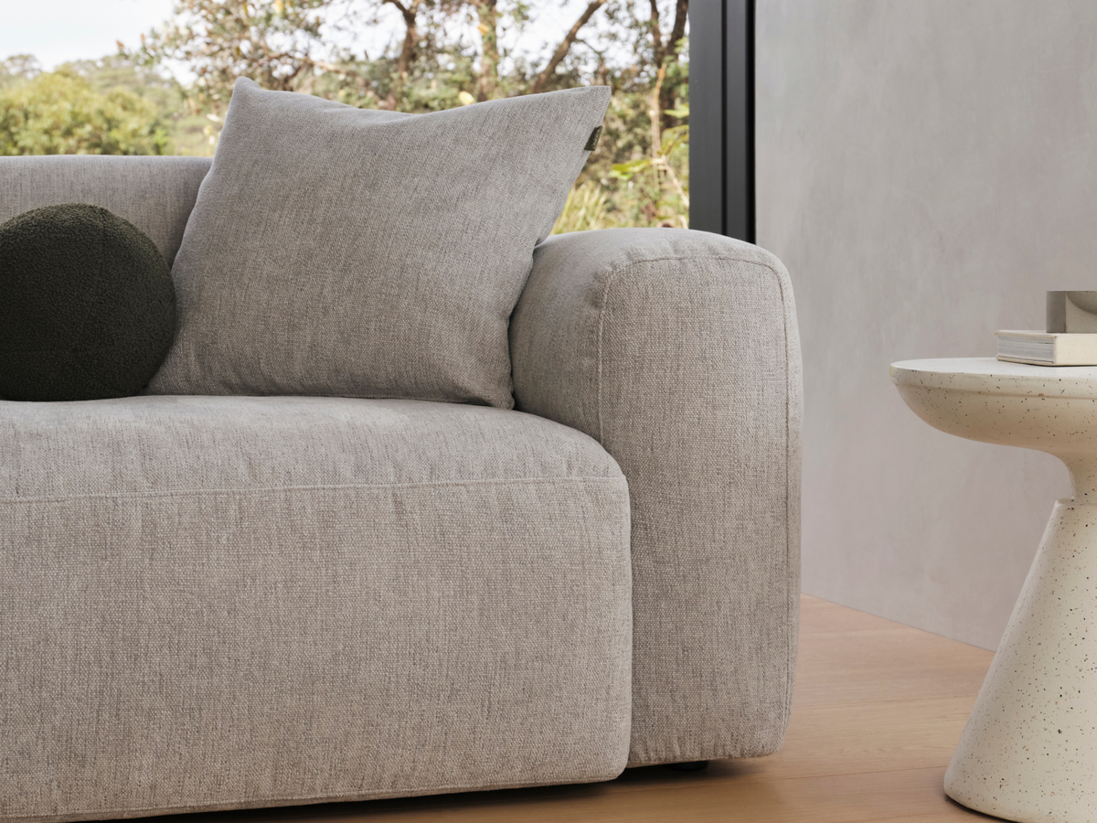 Torquay Modular Sofa Cover Packs - Moonlit Silver (Luxe edition) / 2 Sections / Regular