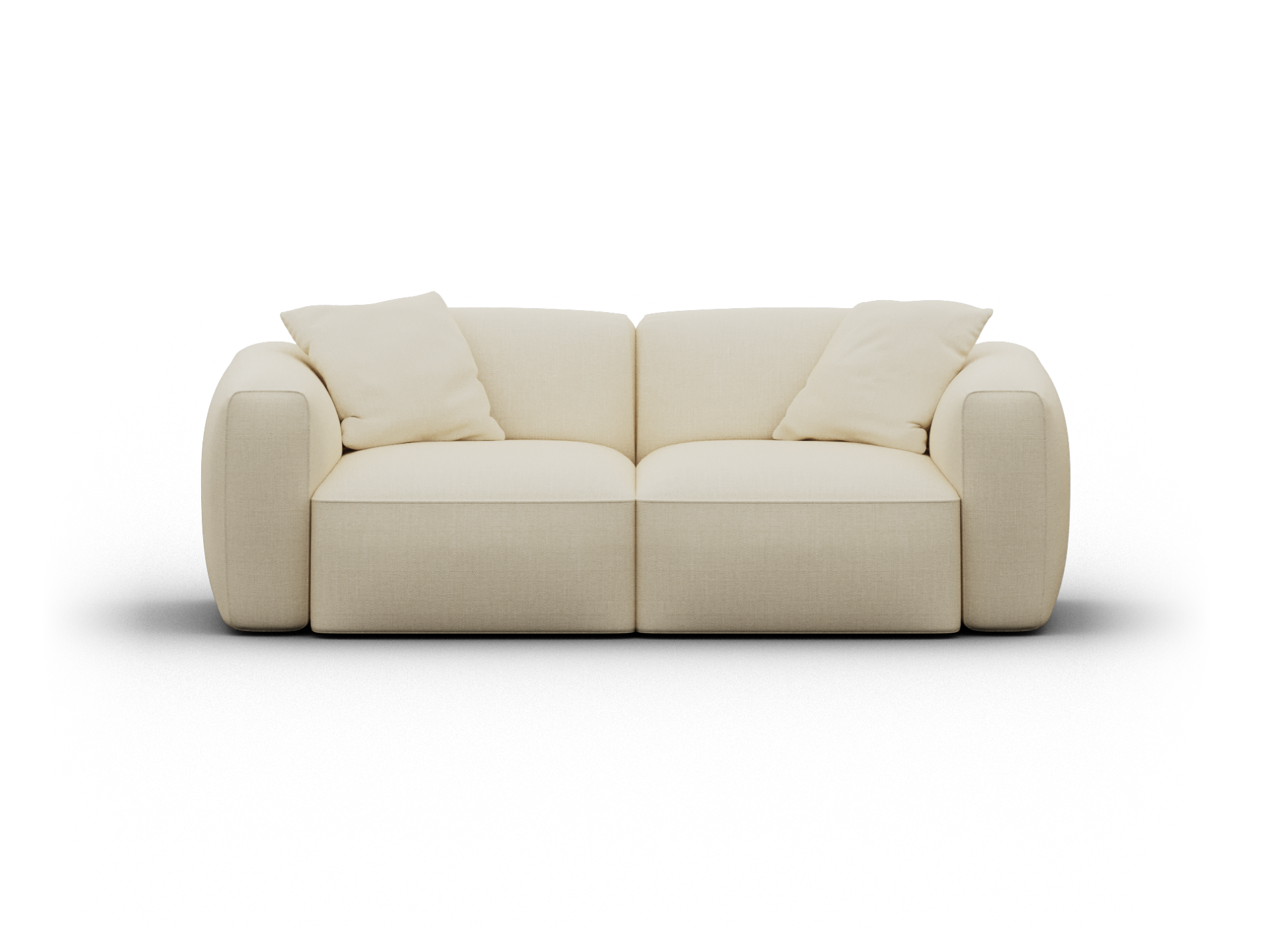 Torquay Modular Sofa - Sofa / Regular / 2 Sections / Pearl Moon