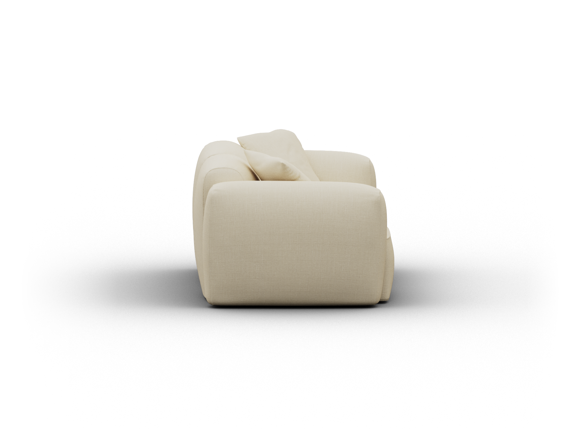 Torquay Modular Sofa - Sofa / Regular / 2 Sections / Pearl Moon