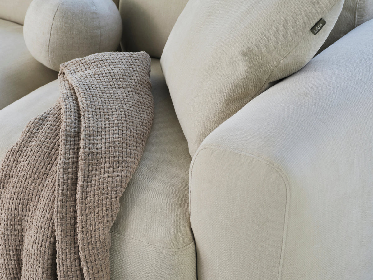Torquay Modular Sofa - Pearl Moon / 4 Sections / Regular