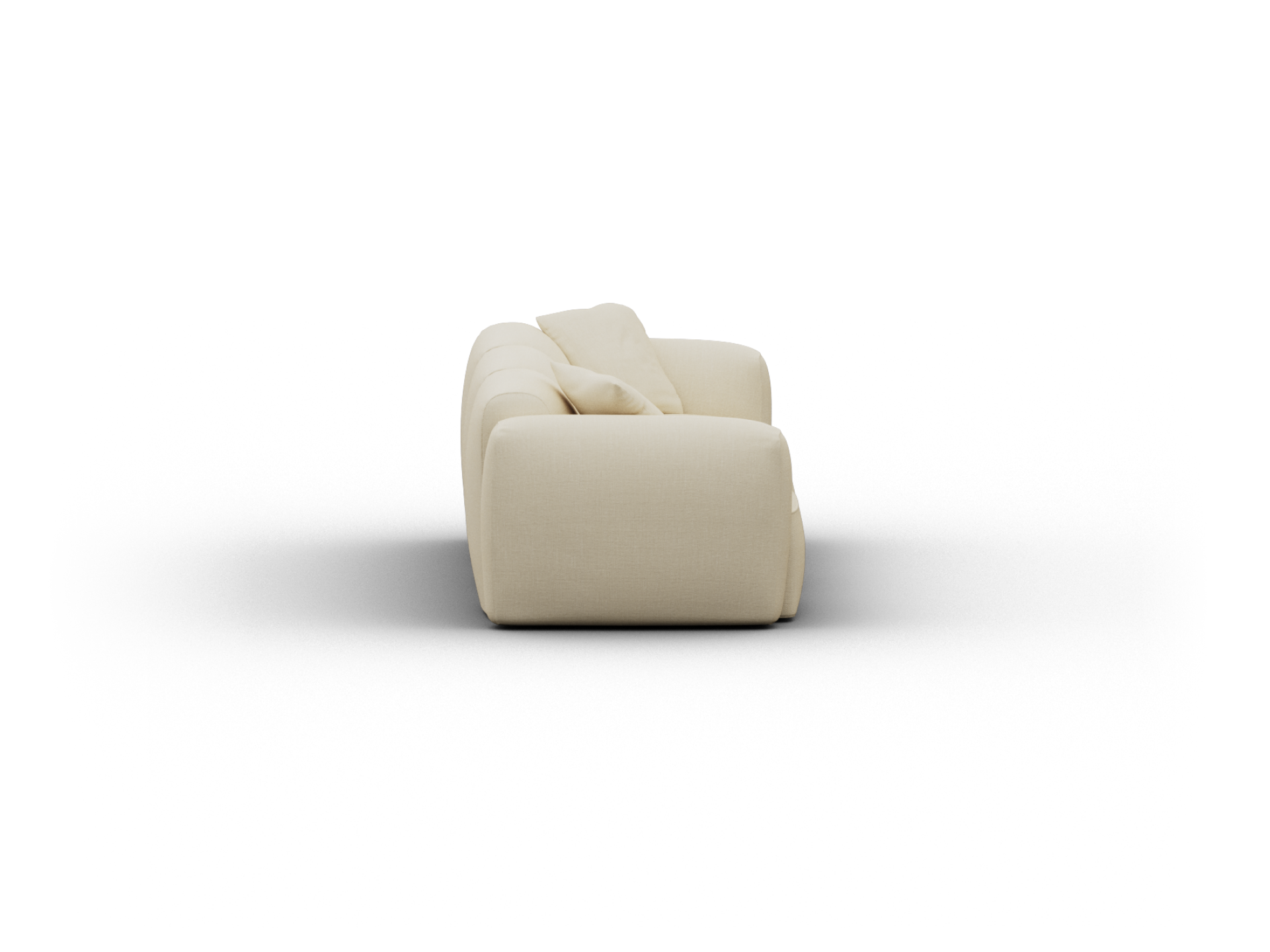 Torquay Modular Sofa - Regular / 3 Sections / Pearl Moon