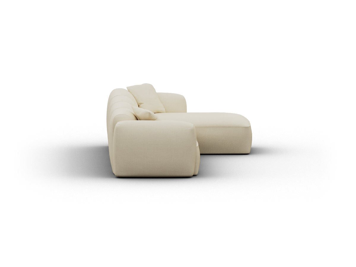 Torquay Modular Sofa - Pearl Moon / 4 Sections / Regular