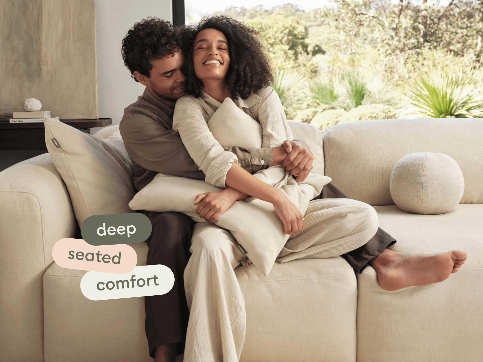 Torquay Modular Sofa - Pearl Moon / 5 Sections with Chaise / Regular