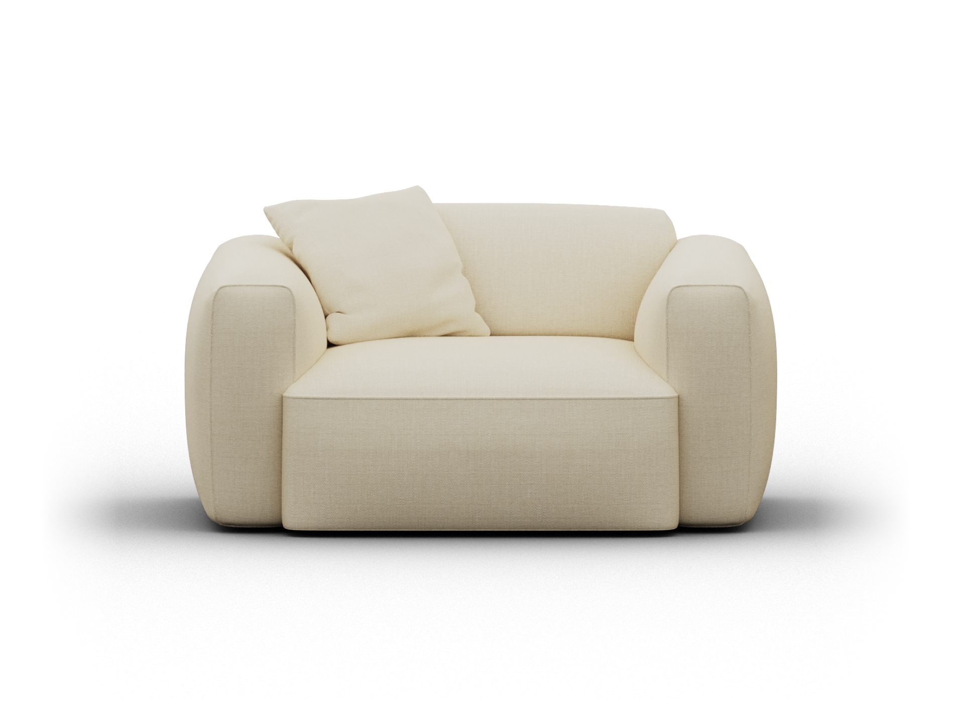 Torquay Modular Armchair - Pearl Moon / Extra Wide