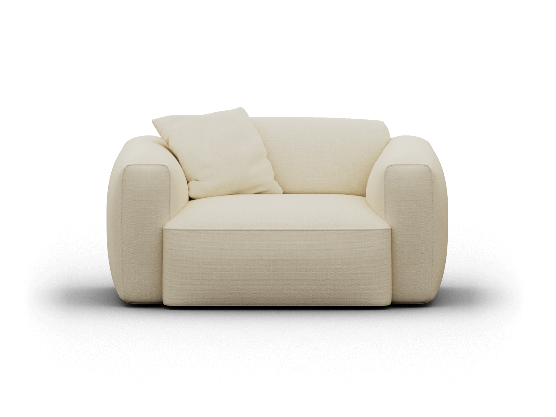 Torquay Modular Armchair Covers - Extra Wide / Pearl Moon