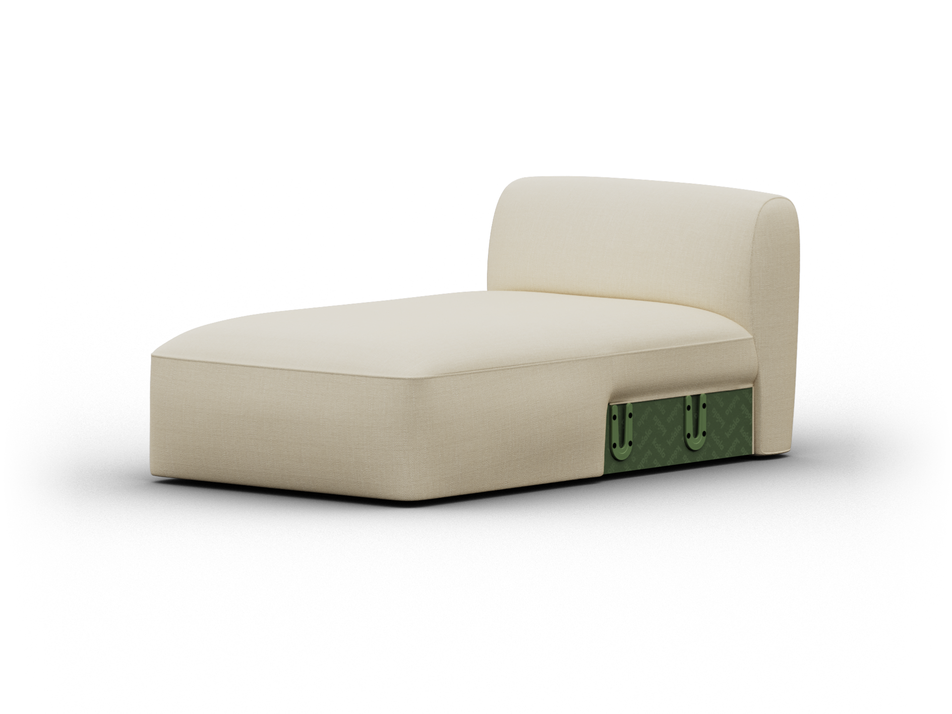 Torquay Modular Sofa Section - Extra Wide / Chaise / Pearl Moon