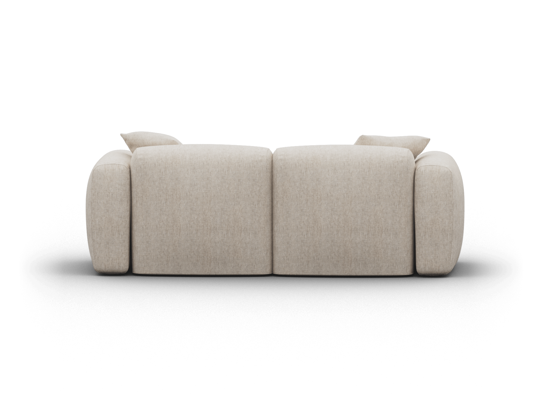 Torquay Modular Sofa - Sofa / Regular / 2 Sections / Silver Sand (Luxe edition)