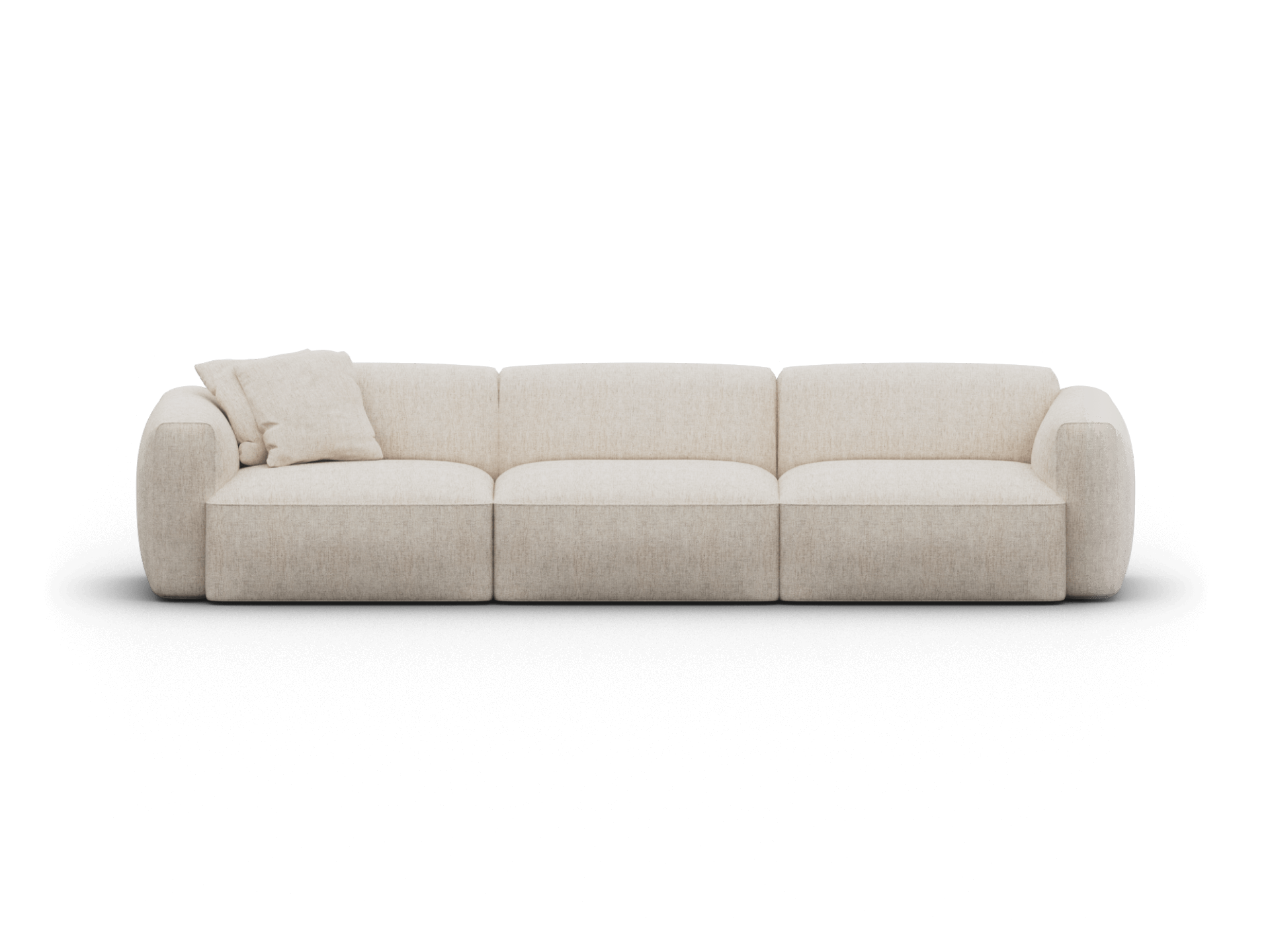 Torquay Modular Sofa - Sofa / Extra Wide / 3 Sections / Silver Sand (Luxe edition)