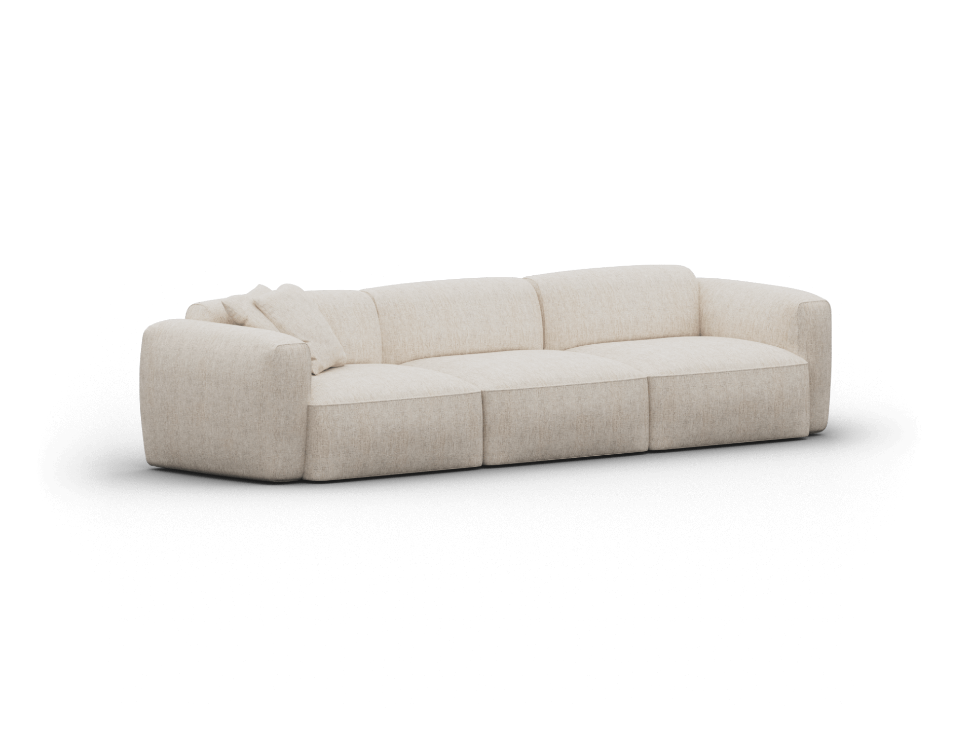 Torquay Modular Sofa - Sofa / Extra Wide / 3 Sections / Silver Sand (Luxe edition)