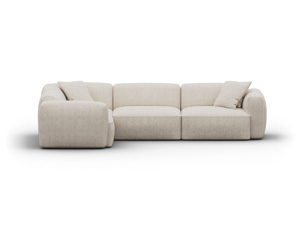 Torquay Modular Sofa - Silver Sand (Luxe edition) / 4 Sections / Extra Wide