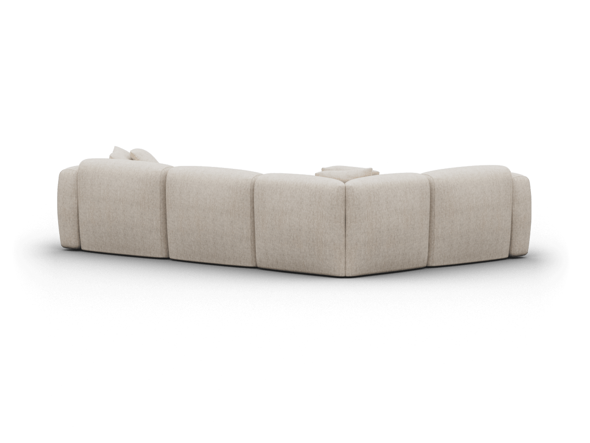 Torquay Modular Sofa - Silver Sand (Luxe edition) / 4 Sections / Extra Wide