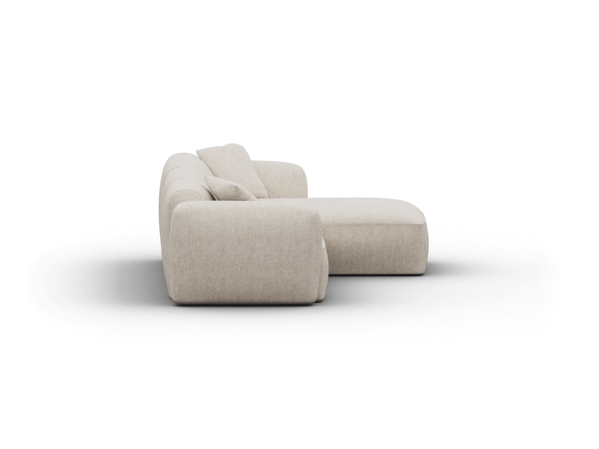 Torquay Modular Sofa - Silver Sand (Luxe edition) / 4 Sections / Regular