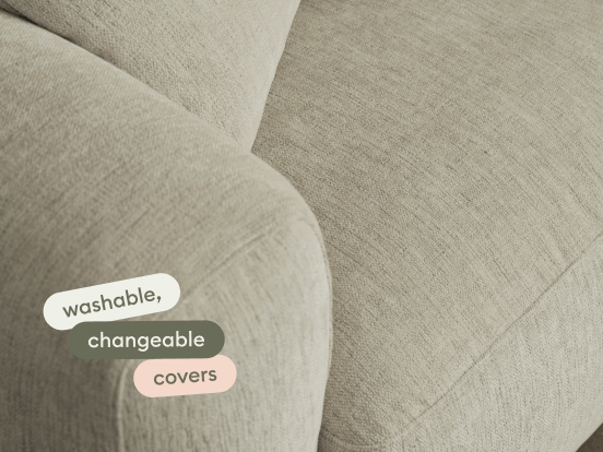 Torquay Modular Sofa - Silver Sand (Luxe edition) / 4 Sections / Regular