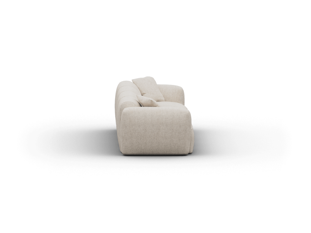 Torquay Modular Sofa - Silver Sand (Luxe edition) / 4 Sections / Regular