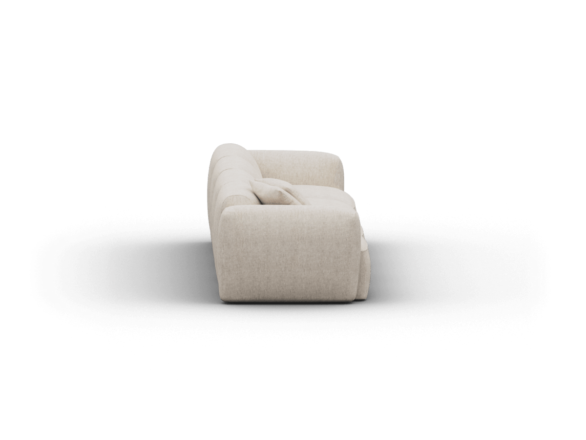 Torquay Modular Sofa - Silver Sand (Luxe edition) / 4 Sections / Extra Wide