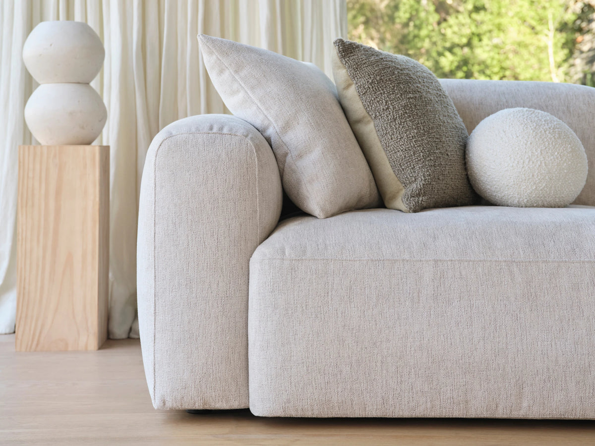 Torquay Modular Sofa - Silver Sand (Luxe edition) / 5 Sections / Regular