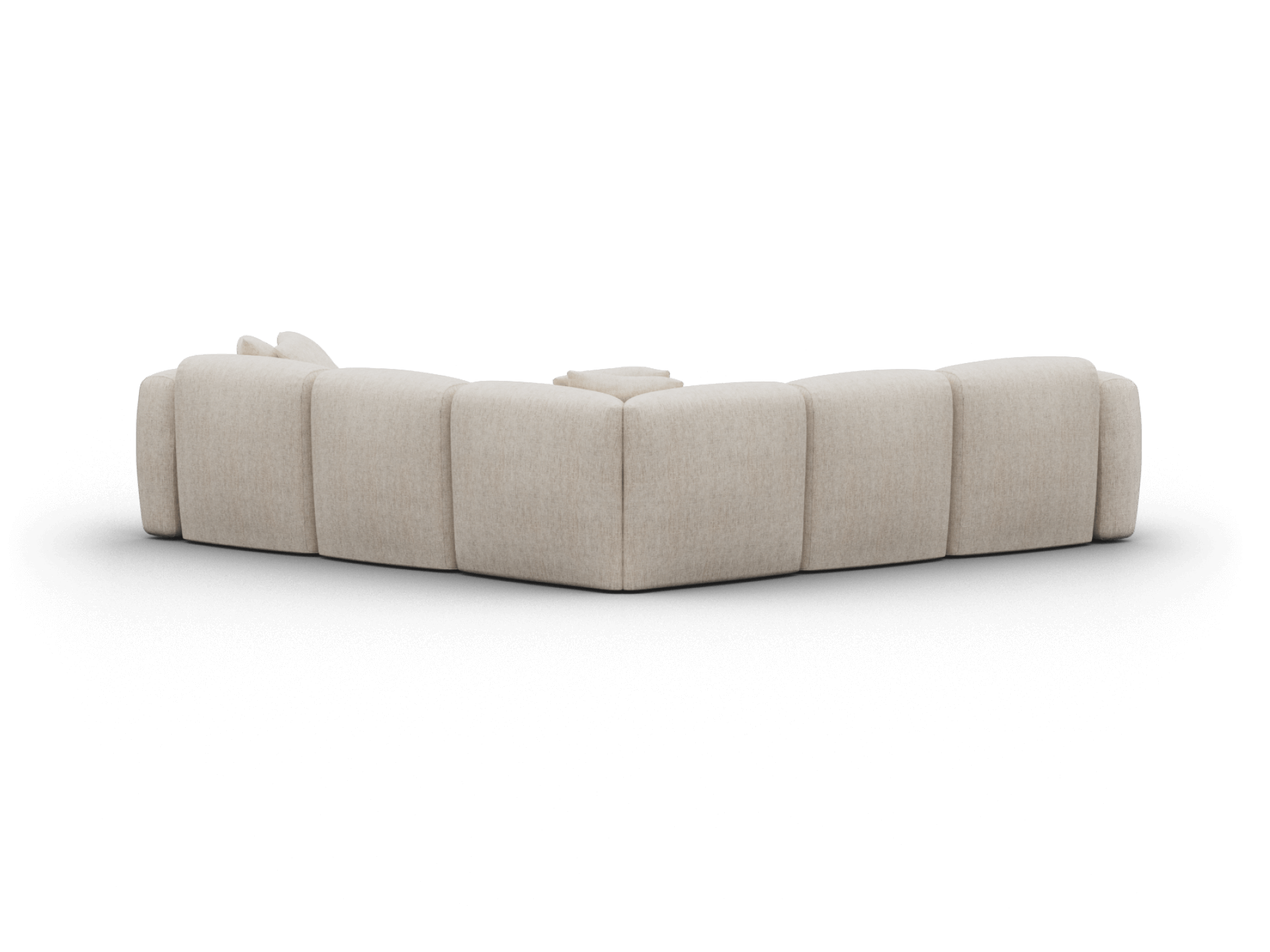 Torquay Modular Sofa - Regular / 5 Sections / Silver Sand (Luxe edition)