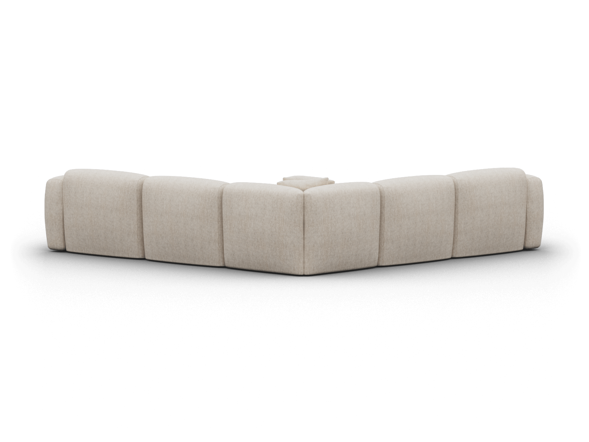 Torquay Modular Sofa - Corner / Extra Wide / 5 Sections / Silver Sand (Luxe edition)