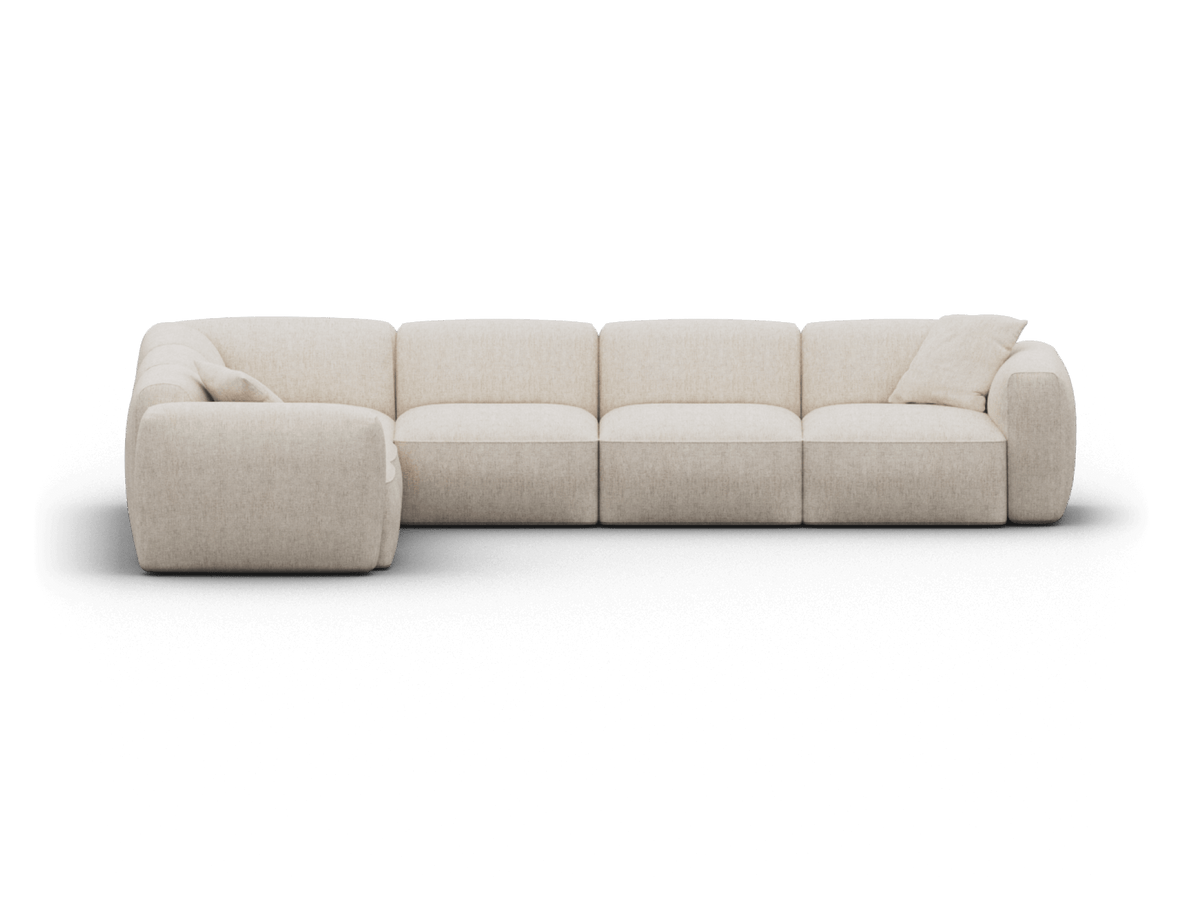 Torquay Modular Sofa - Silver Sand (Luxe edition) / 6 Sections / Regular