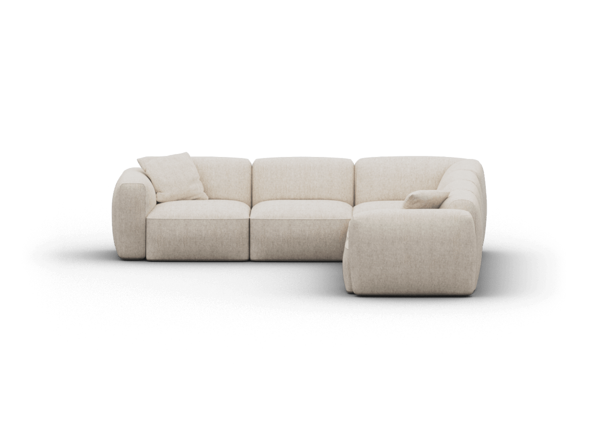 Torquay Modular Sofa - Silver Sand (Luxe edition) / 6 Sections / Regular