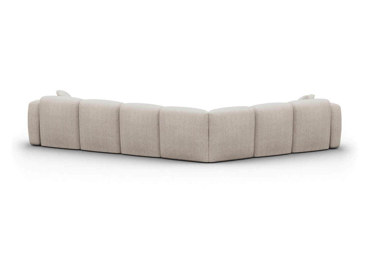 Torquay Modular Sofa - Silver Sand (Luxe edition) / 6 Sections / Regular