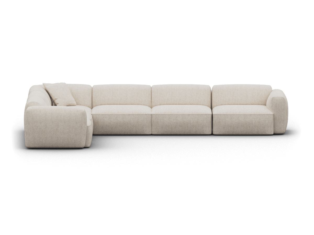 Torquay Modular Sofa - Silver Sand (Luxe edition) / 6 Sections / Extra Wide